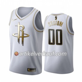 NBA Houston Rockets Trikot Nike 2019-2020 Weiß Golden Edition Personalisierung Swingman - Herren